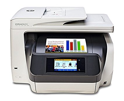 HP Officejet Pro 8730 Wireless Multi-function All-In-One Color Photo Printer - With Mobile printing
