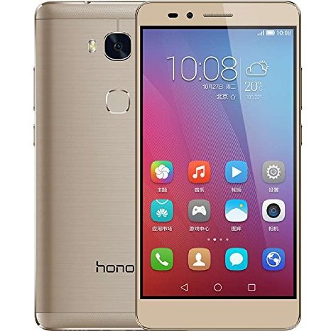 HUAWEI Honor 5X Android 5.1 Qualcomm Snapdragon 616 Octa Core 3GB RAM 16GB ROM Unlocked Cellphone (Gold)