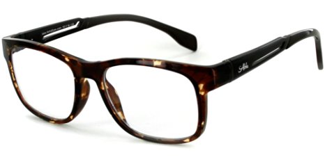 Alumni RX06 Optical-Quality Reading Glasses with RX-Able Aluminum Frames for Men (Tortoise  2.00)