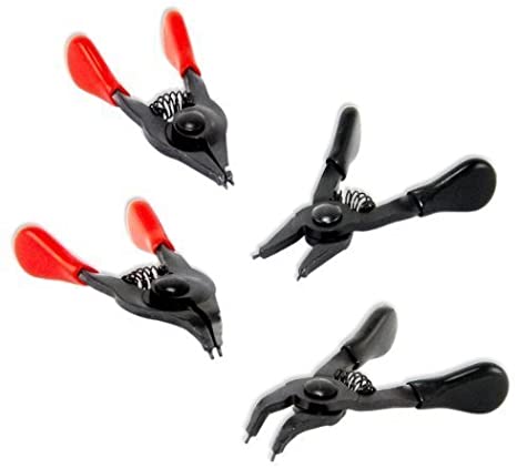 4 Piece Mini Snap Ring Pliers Set by Vector