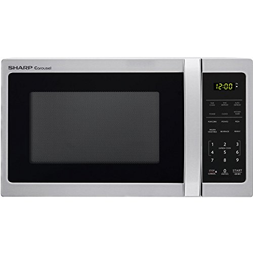 Sharp 0.7-cu ft 700-Watt Countertop Microwave (Stainless Steel)