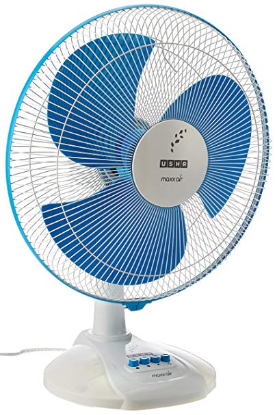 Usha Maxx Air 400mm Table Fan (Blue)