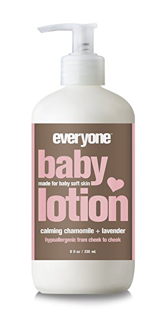 Everyone Hypoallergenic Soft Skin Baby Lotion, Calming Chamomile and Lavender, 6 Count