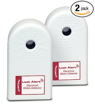 Zircon Leak Alert Electronic Water Detectors Bonus Pack Batteries NOT Included 2-Pack
