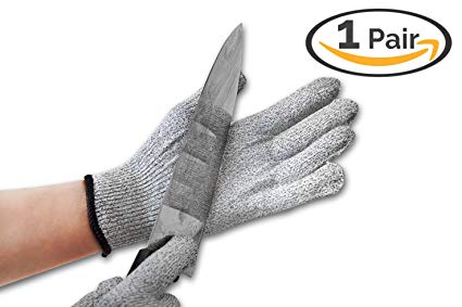 Bitly Cut Resistant Gloves - High Performance Level 5 Protection Food Grade. Size-small/medium