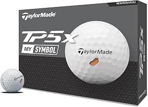 TaylorMade Golf 2024 Symbol TP5X Hotdog GOLFBALLS ONE Dozen