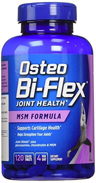 Osteo Bi-Flex MSM Advanced Joint Shield Formula with 5-Loxin,120 Cplts