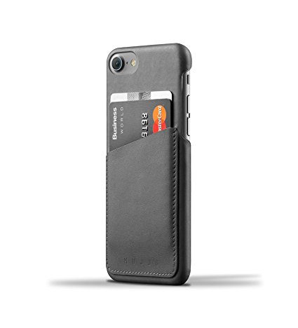 Mujjo Wallet Case for Apple iPhone 8/7 - Gray