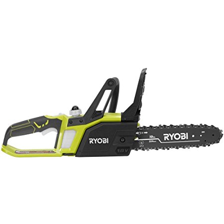 Ryobi ZRP547 10 in. One Plus 18-Volt Lithium  Cordless Chainsaw with Battery and Charger (Certified Refurbished)