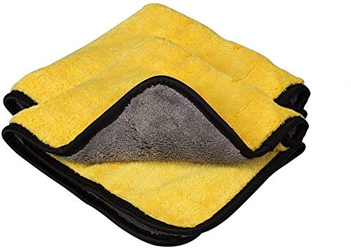 VRT® Ultra Premium Super Absorbent Extra Thick Multipurpose Microfibre Cloth for Car Cleaning, Kitchen, Bike, Laptop, LED TV, Mirrors, Bathrooms, Furniture and Many More. (45x45cm)(pack of 2)