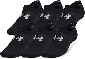 Under Armour Unisex-Adult Essential Ultra Low Tab Socks 6 Pack