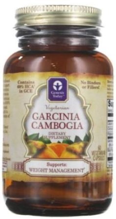 Genesis Nutrition Today Garcinia Cambogia Supplement, 60 Count
