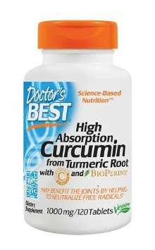 Curcumin from Turmeric Root with Curcumin C3 & BioPerine 1000mg 120 Count, (Packaging may Vary)