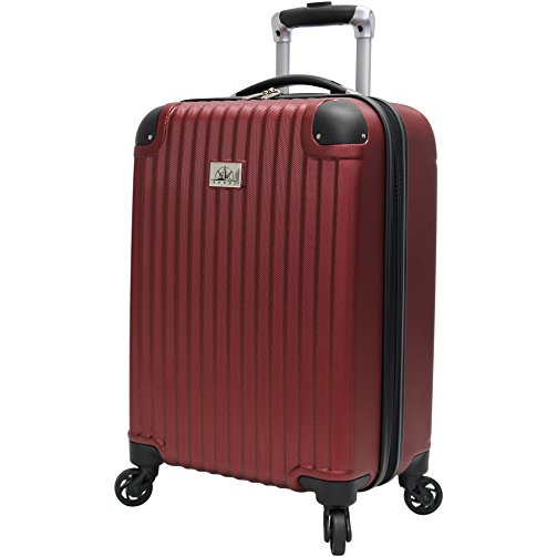 Verdi Luggage Carry On 20 inch ABS Hard Case Rolling Suitcase With Spinner Wheels