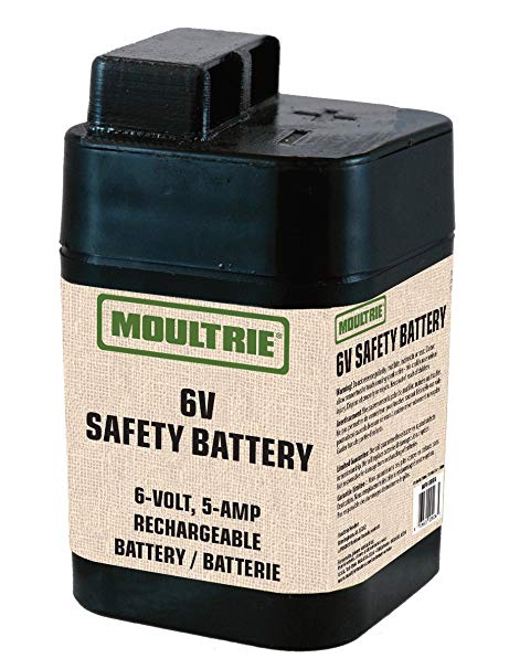 Moultrie MFHP12406 6-Volt, 5-Amp Rechargeable Safety Battery