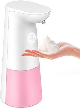 Automatic Touchless Foam Soap Dispenser - Sensor Liquid Dispenser Adjustable Dispensing Volume, IP65 Waterproof, Anti-Leakage, Battery Operated Electric Soap Dispenser for Kids,Adults, Kitchen