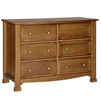 DaVinci Kalani 6 Drawer Double Wide Dresser, Chestnut