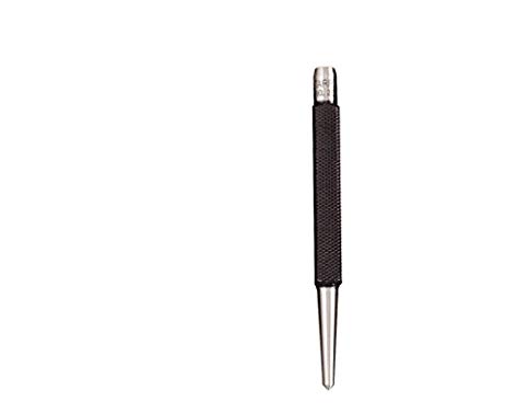 Starrett 264E Center Punch With Square Shank, 4-1/4" Length, 5/32" Tapered Point Diameter, 3/8" Square Thickness