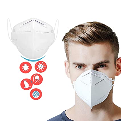 10 Pack N95 Safety Masks, Dust Masks Disposable Anti Pollution Mask,Safety Protection Face Mask for Virus Protection, Fire Smoke, Sanding, Gardening, Mowing