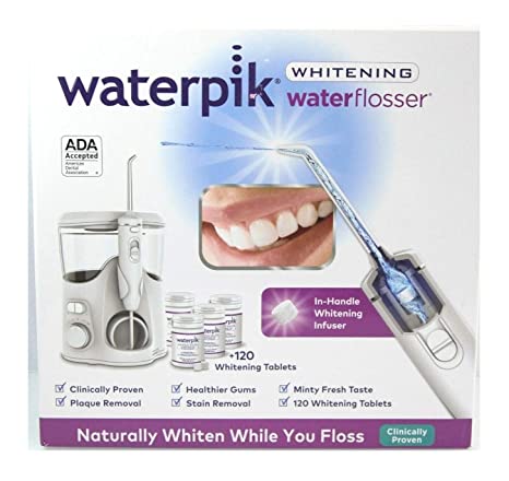 WaterPik WaterFlosser Whitening 2019 Model - 120 Tablets - 6 Tip