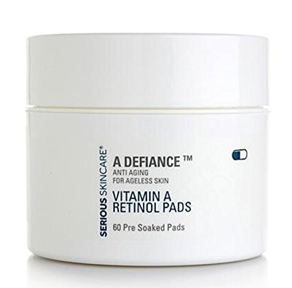 Serious Skin Care A Defiance Vitamin A Retinol Pads 60 Count Pre-Soaked Pads