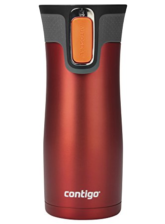 Contigo AUTOSEAL West Loop Stainless Steel Travel Mug with Easy-Clean Lid, 16-Ounce, Sol trans Matte Lmited Edition by CONTIGO