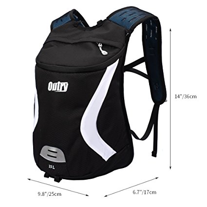 OUTRY Lightweight Backpack, 15L Daypack