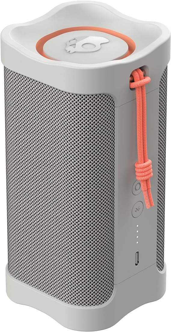 Skullcandy Terrain Wireless Bluetooth Speaker - IPX7 Waterproof Portable Speaker with Dual Custom Passive Radiators, 14 Hour Battery, Nylon Wrist Wrap, & True Wireless Stereo, 2SKSK1847I0L2