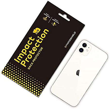 RhinoShield Back Protector [iPhone 11] | Impact Protection - High Strength Impact Damping/Dispersion Technology - Clear and Scratch/Fingerprint Resistant Protection