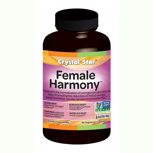 Crystal Star Female Harmony Herbal Supplements, 90 Count