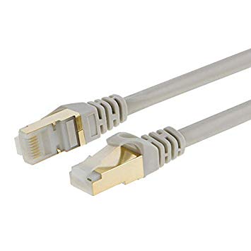 CableCreation CAT7 Ethernet Cable (66ft), Double Shielded 10 Gigabit 600MHz Ethernet Patch Cable, SSTP High Speed RJ45 LAN Network Cord Compatible Modem, Router, Computer, 20m, Beige