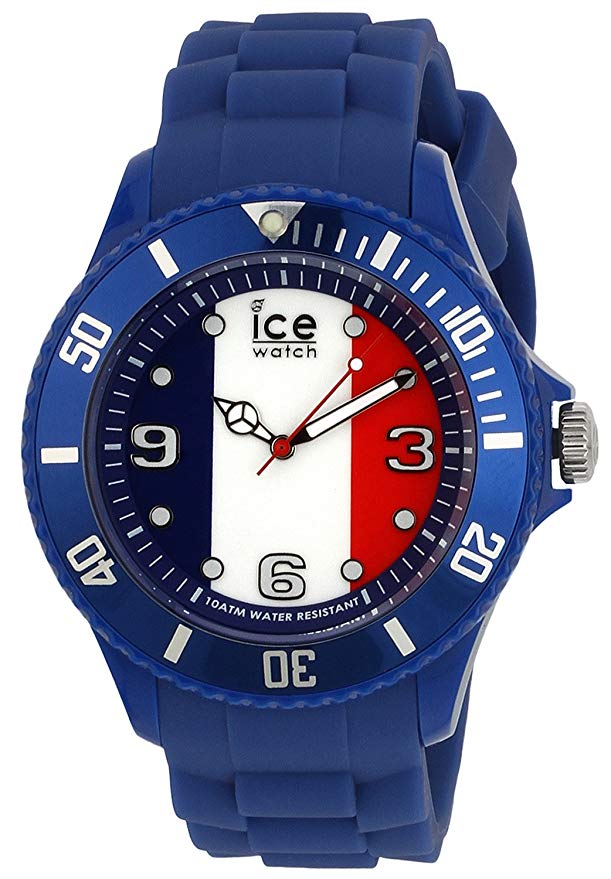 Ice- World France Edition Multi-Color Dial Silicone Strap Unisex Watch WO.FR.B.S.12