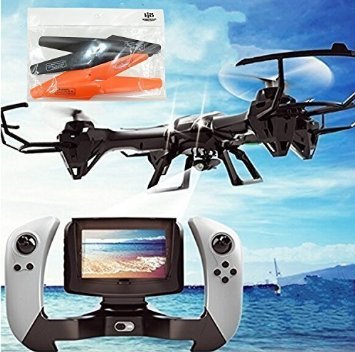 HB HOMEBOAT® U818S Large 6-Axis Gyroscope RC Quadcopter Drone Black Color with FPV Camera & WIFI-818 Real-Time FPV Remote Control