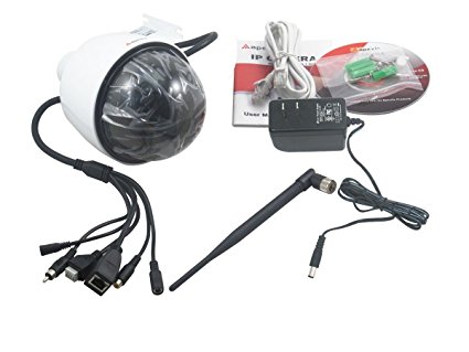 Apexis j901 3x Zoom Wireless ip camera Waterproof two way Audio Dome Webcam