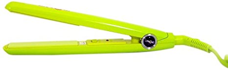 Turboion Baby Croc Professional Dual Voltage Mini Travel Flat Iron, Lime, 5/8 Inch