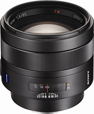 Sony SAL-85F14Z 85mm f1.4 Carl Zeiss Planar T Coated Telephoto Lens for Sony Alpha Digital SLR Camera