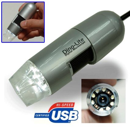 Dino-Lite Digital Microscope USB 20 10x- 50x 200x Magnification