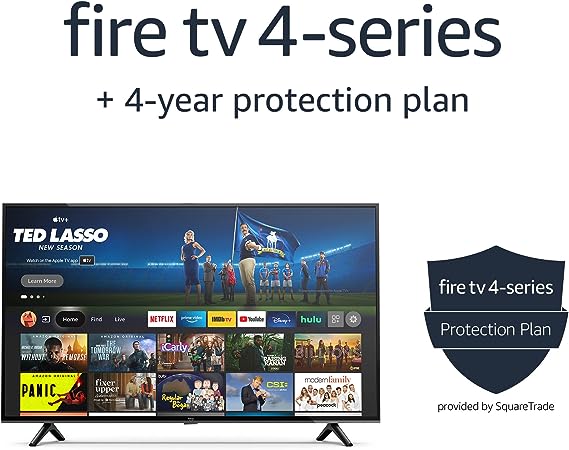 Amazon Fire TV 55" 4-Series 4K UHD smart TV with 4-Year Protection Plan