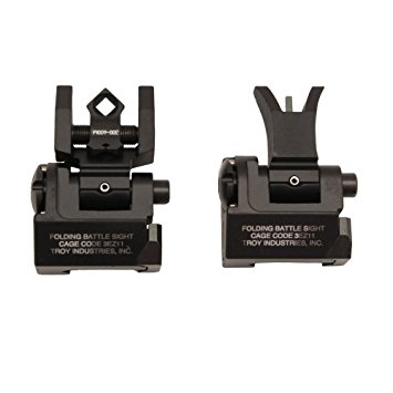 Troy Industries Micro M4 Style Front and DOA Rear Folding Battle Sight