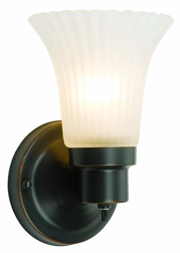 Design House 505115 The Village 1-Light Wall Sconce 825-Inch by 5-18-Inch Oil Rubbed Bronze