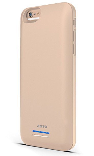 iPhone 6S Plus Battery Charging Case / 6 Plus Battery Case, JOTO Slim 4600mAh Extended Battery Case for Apple iPhone 6S Plus / 6 Plus - 120% Extra Battery [Apple MFI Certified] - Gold