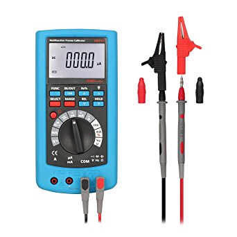 Multimeter 2 in 1 DMM Digital MultiMeter ( Updated Version ) LESHP 0 -24 mA / 4-20 mA Current Loop and 0 - 10 V / 0-100 mV Output , 4000 Counts Integrated Multimeter Function Multifunctional Calibrator Multimeter Voltage Current Calibration Signal Generator with USB Interface
