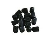 Black Plastic Tire Valve Caps 40 Pack