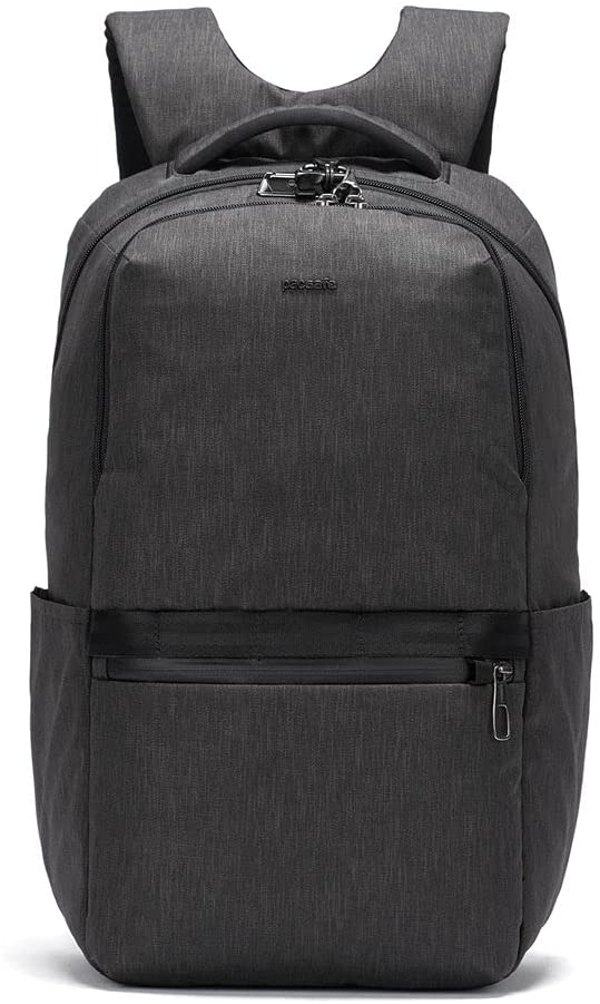 Pacsafe Metrosafe X Anti Theft 25L Backpack - With Padded 15" Laptop Sleeve, Carbon Grey (30645136)