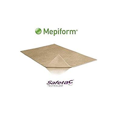 Mepiform - Self-adherent soft silicone dressing for scar care - 2" x 3" - Single Sheet