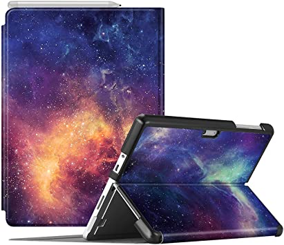 Fintie Protective Case for Surface Go 2 - Multiple Angle Hard Shell Business Cover for Microsoft Surface Go 2 2020 / Surface Go 2018 10-inch Tablet, Compatible with Type Cover Keyboard (Galaxy)