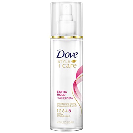 Dove Hairspray, Non-Aerosol Extra Hold 9.25 oz (Pack of 3)