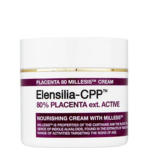 Korean Cosmetics_ Elensilia 80 Percent Placenta Extract Anti-Aging Cream With Millesis Cream 50gram (Placenta Cream)