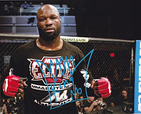 King Mo Muhammed Lawal Autographed 8x10 Photograph Strike Force MMA Bellator