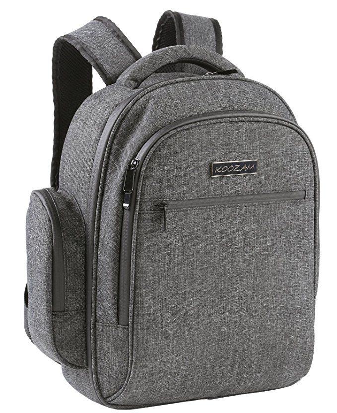 DJI Mavic Backpack, for Pro and Platinum, IP67 Waterproof with Waterproof Zippers and Foam Hard Inlay, Grey, Koozam Products